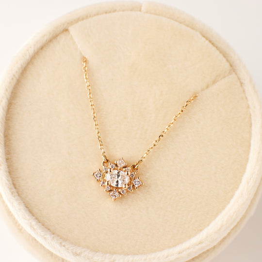 Belle Necklace - Oval Lab-Grown Diamonds