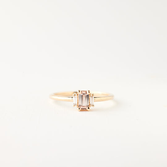Ginger Ring - Peach Blossom Sapphire