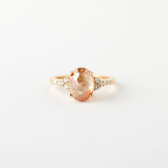 Marigold Ring - 2.45 Carat Blush-Peach Diamond