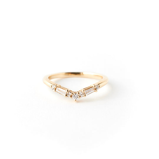 Millie Ring with Lab Diamonds - Ready to Ship