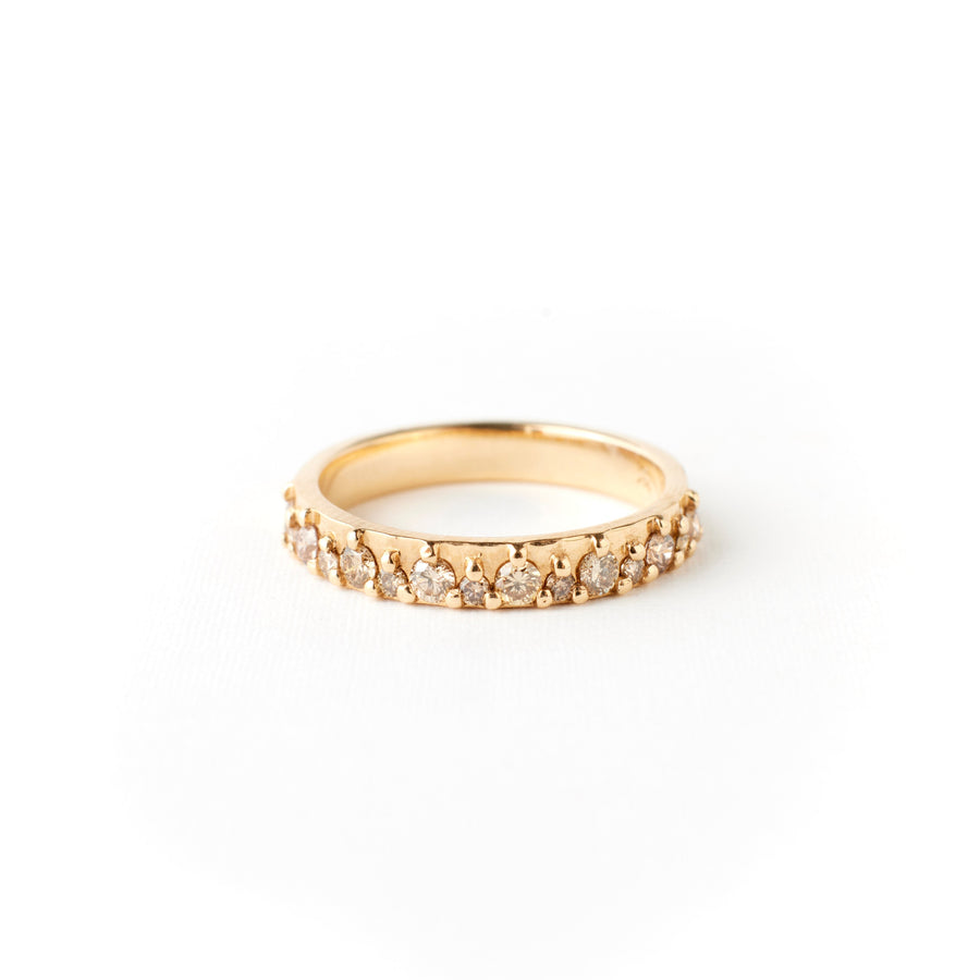 Roma Ring - Champagne diamonds