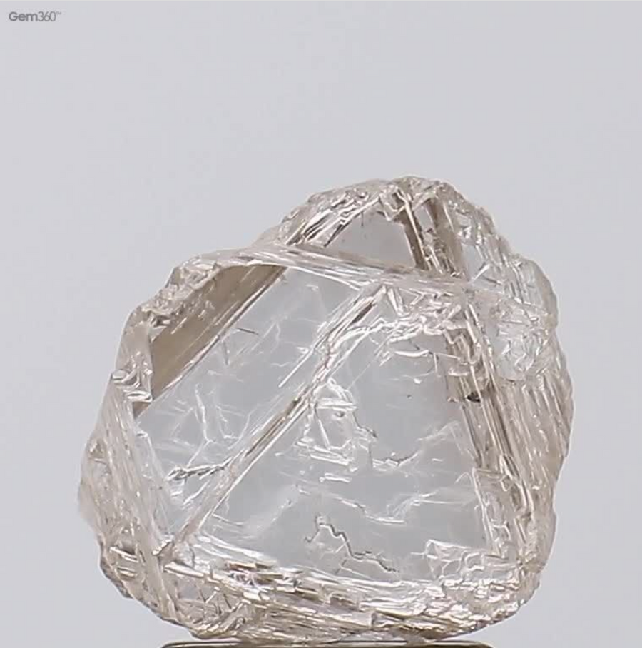 2.60ct SI1 C2 Pre-Cut Canadian Champagne Diamond 24208