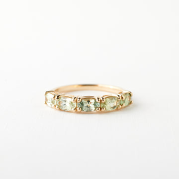 Seabright Ring - Sage Green Sapphire