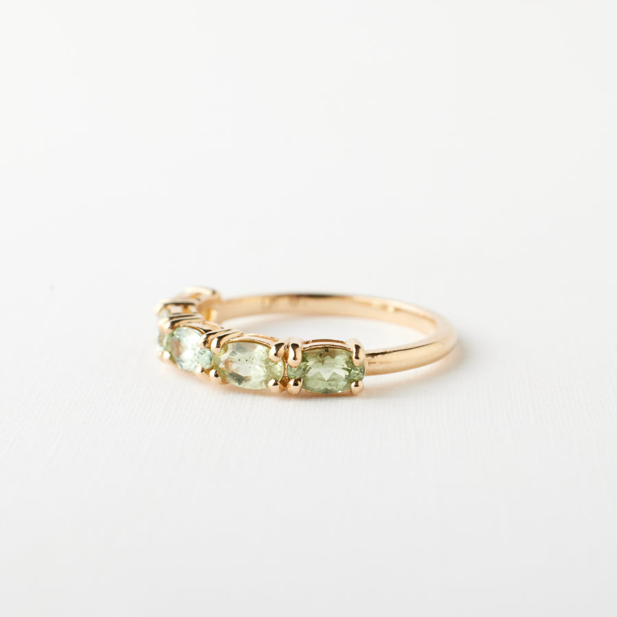 Seabright Ring - Sage Green Sapphire