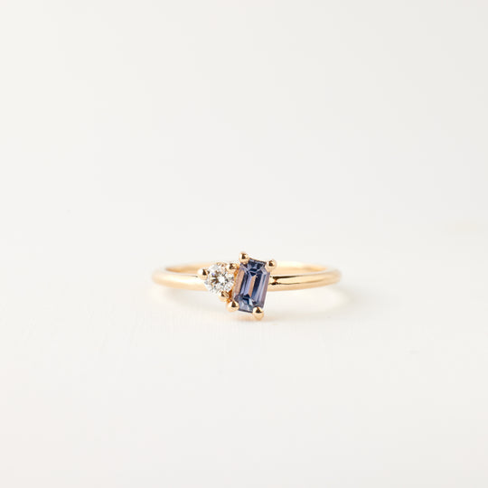 Simone Ring - Limited Collection Lilac Sapphire + Diamond