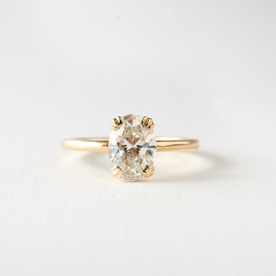 Kennedy Ring - 1.30 Carat Oval Lab-Diamond