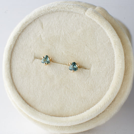 Rumi - Blue-Green Trillion Sapphires