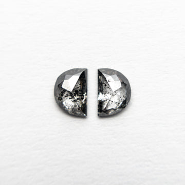 0.45cttw 2pc 4.74x3.29x1.55mm 4.70x3.29x1.51mm Half Moon Rosecut Matching Pair 22381-12