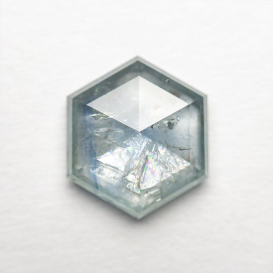 3.12ct 10.19x8.82x3.44mm Hexagon Double Cut Sapphire 22434-72