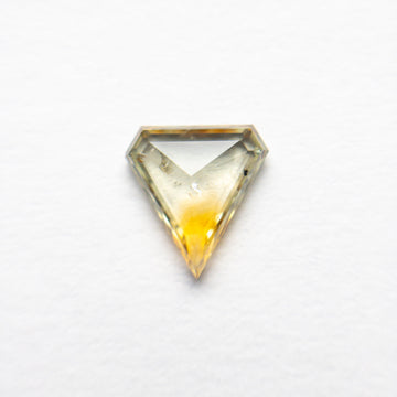 0.96ct 7.43x6.98x2.27mm Shield Double Cut Sapphire 22434-94