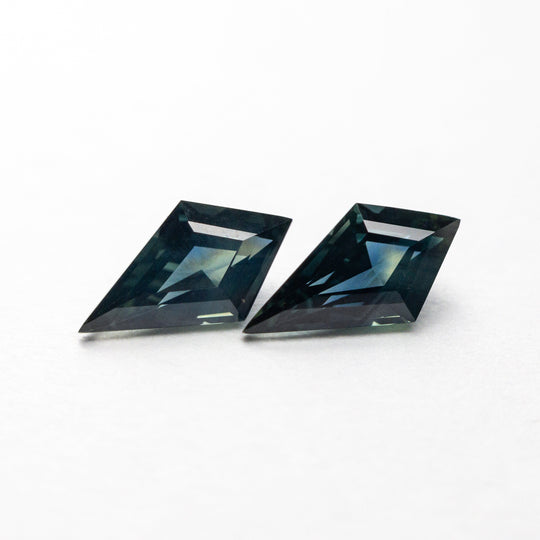 0.81cttw 2pc 7.35x4.12x2.44mm 7.49x4.01x2.53mm Kite Step Cut Sapphire Matching Pair 22768-20 xx