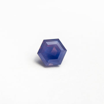 0.75ct 5.36x4.64x3.71mm Hexagon Step Cut Sapphire 23031-01